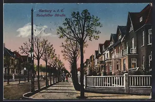 AK Hamburg-Harburg, Heimfelder Strasse, Wohnhäuser
