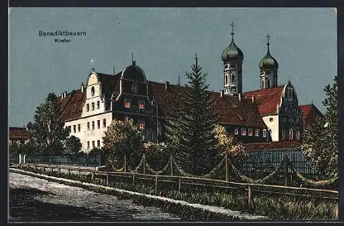 Künstler-AK Eugen Felle: Benediktbeuern, Kloster