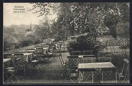 AK Osterwald /Hameln, Kurhaus mit Restaurant, Bes. B. Bringmann