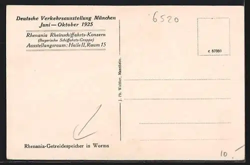 AK Worms, Rhenania-Getreidespeicher