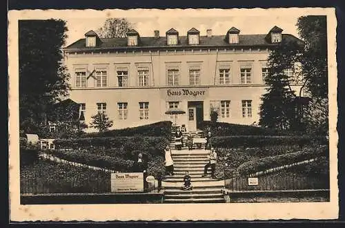 AK Bad Elster, Hotel Haus Wagner, Bes. Cl. verw. Wagner
