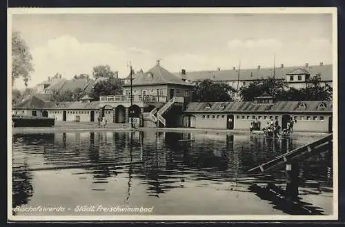 AK Bischofswerda, Städt. Freischwimmbad