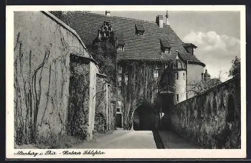 AK Altenburg i. Thür., Hinteres Schlosstor