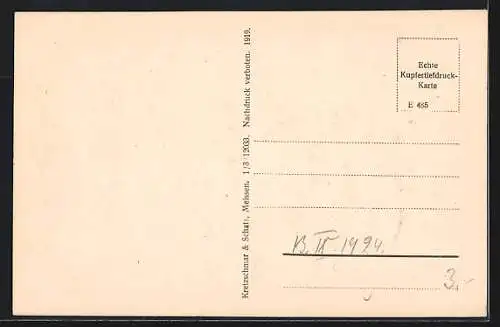 AK Dresden, Blick auf das Rathaus