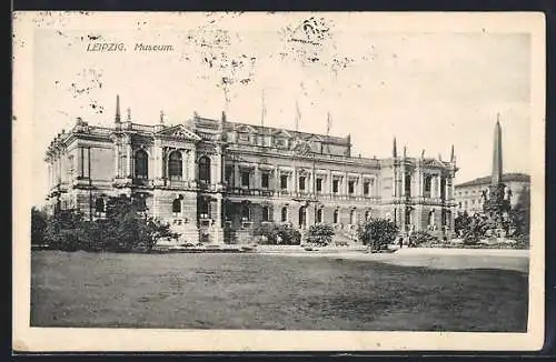 AK Leipzig, Blick auf das Museum