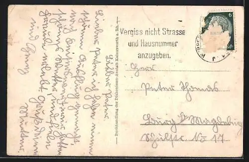 AK Kaiserswerth a. Rh., Mutterhaus der Diakonissen-Anstalt