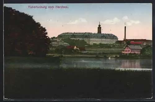 AK Hubertusburg, Vom Horstsee aus gesehen