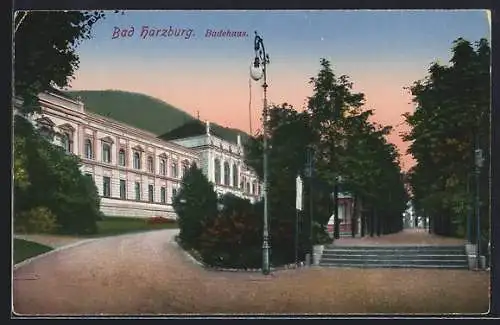 AK Bad Harzburg, Partie am Badehaus