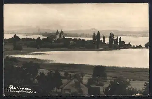 AK Reichenau / Bodensee, Blick auf Niederzell