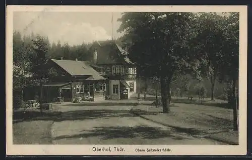 AK Oberhof / Thüringen, Gasthaus Obere Schweizerhütte