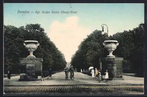 AK Dresden, Kgl. Grosser Garten