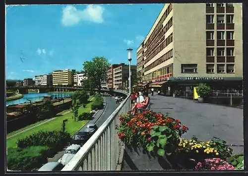 AK Saarbrücken, Strasse Berliner-Promenade