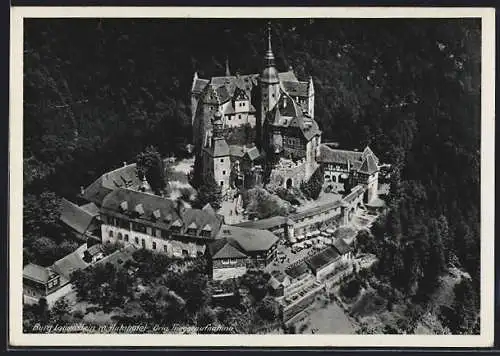AK Lauenstein / Oberfranken, Burg m. Autohotel