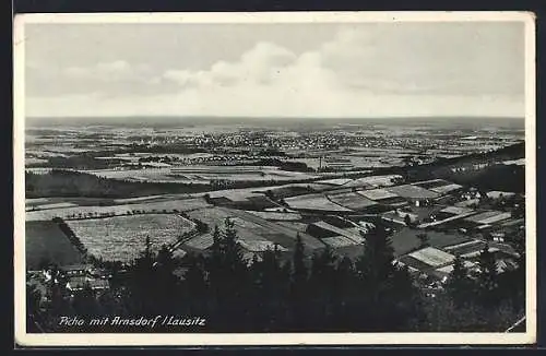 AK Arnsdorf /Lausitz, Blick vom Picho