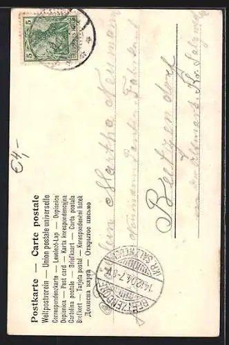 AK Berlin-Tiergarten, Der Roland-Brunnen