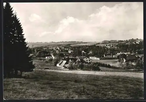 AK Niederbergheim /Möhne, Ortsansicht von einer Wiese aus