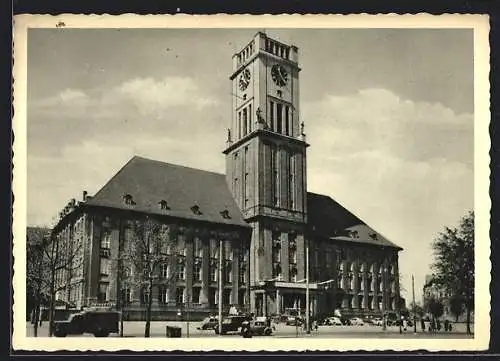 AK Berlin-Schöneberg, Rathaus mit Turm der Freiheitsglocke