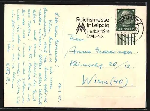 AK Berlin, Staatsoper und Hedwigskirche, Panorama