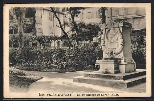AK Ville-d`Avray, Le Monument de Corot