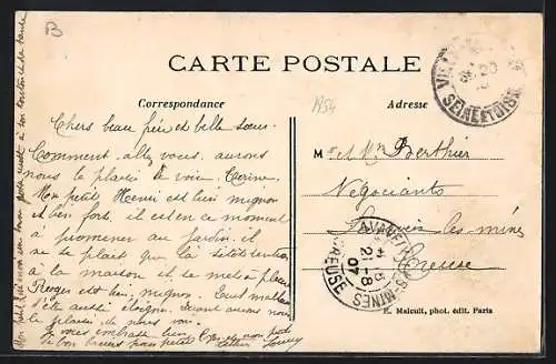 AK Ville-d`Avray, Autour des Lacs, La Cabane Corot