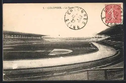 AK Colombes, Le Stade avec piste et gradins