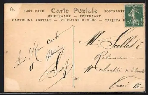 AK Issy-les-Moulineaux, École Saint-Nicolas, Vue panoramique