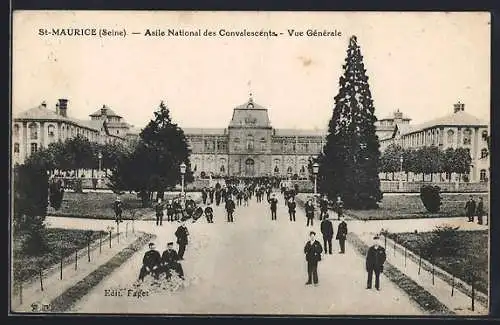 AK St-Maurice /Seine, Asile National des Convalescents, Vue Générale