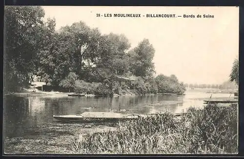 AK Les Moulineaux /Billancourt, Bords de Seine