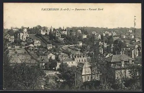 AK Vaucresson /S.-et-O., Panorama, Versant Nord