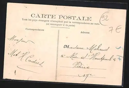 AK Saint-Cloud, Parc de St-Cloud, La Fête, vue prise de la Cascade