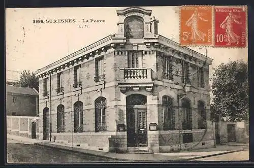 AK Suresnes, La Poste avec son architecture classique