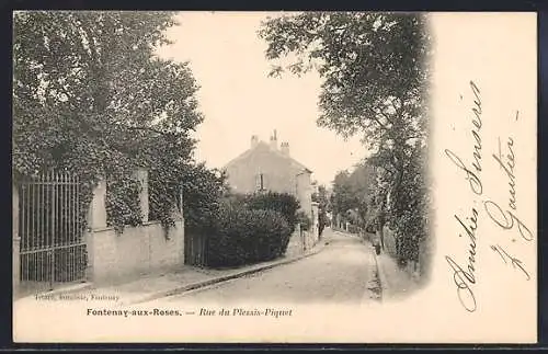 AK Fontenay-aux-Roses, Rue du Plessis-Piquet
