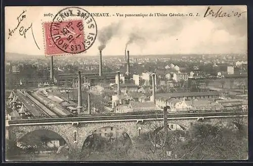 AK Issy-les-Moulineaux, Vue panoramique de l`Usine Gévelot