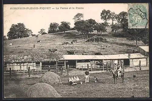 AK Robinson-Plessis-Piquet, La Ferme et la Prairie