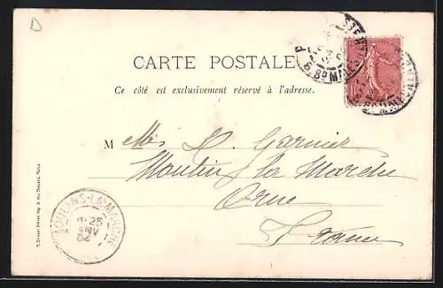 AK Neuilly-sur-Seine, Couvent des Dames Canonesses Anglaises, vue intérieure