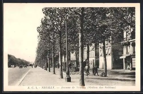 AK Neuilly, Avenue de Neuilly, Station des Sablons