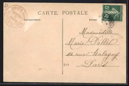 AK Marnes-la-Coquette, Vue d`ensemble de la Place de Marnes