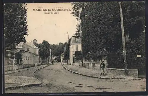 AK Marnes-la-Coquette, Grande Rue