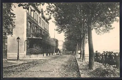 AK Courbevoie, Le Quai et le Cercle Nautique