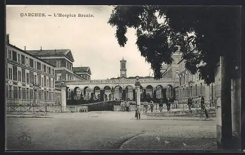 AK Garches, L`Hospice Brézin et son entrée principale