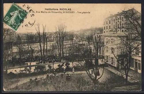 AK Suresnes, Institutions Nicolas, Vue générale