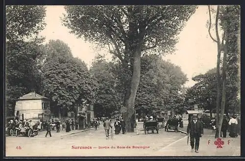 AK Suresnes, Sortie du Bois de Boulogne