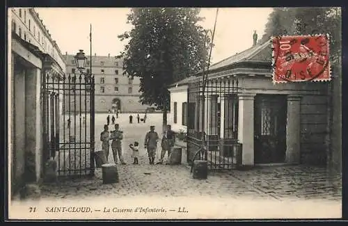 AK Saint-Cloud, La Caserne d`Infanterie
