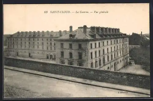 AK Saint-Cloud, La Caserne, Vue générale