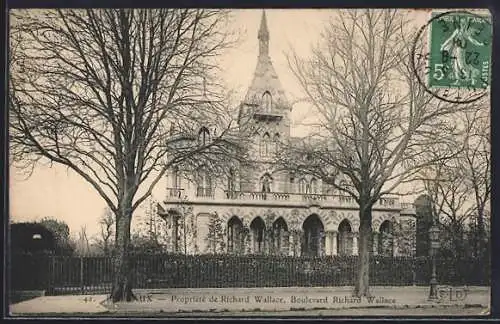 AK Puteaux, Propriété de Richard Wallace, Boulevard Richard Wallace
