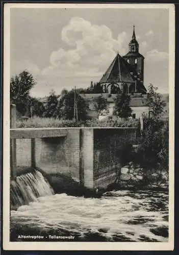 AK Altentreptow, Tollensewehr mit Kirche