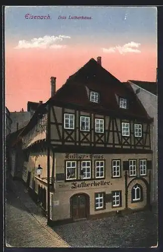 AK Eisenach, Lutherhaus mit Lutherkeller