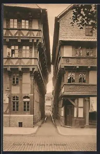 AK Goslar, Eingang in die Münzstrasse