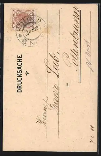 AK Kolin a. E., Druckerei und Papierherstellung J. L. Bayer