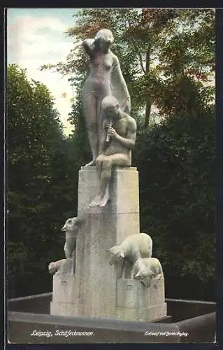 AK Leipzig, Schäferbrunnen